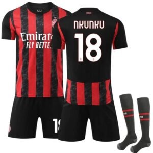 AC Milan striped sports-style jersey