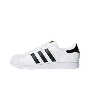 Adidas Superstar simple black and white sneakers