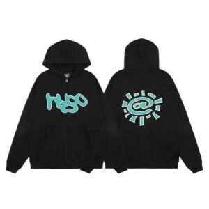 ADWYSD Graffiti Trendy Cool Style Black Hoodie