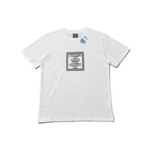 ADWYSD minimalist style white T-shirt