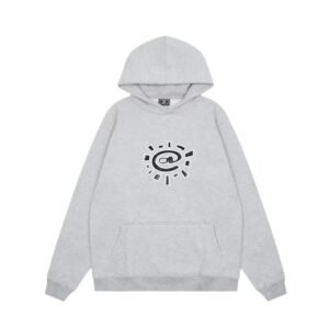 ADWYSD Sun Printed Hoodie (Grey)