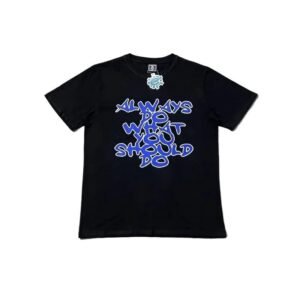 ADWYSD trendy and cool style black T-shirt