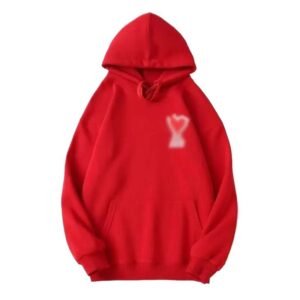 AMI Cool Love Series Red Hoodie