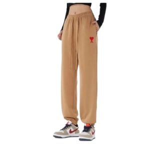 AMI Love Casual Khaki Pants