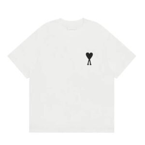 AMI Love Minimalist White T-shirt