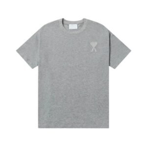AMI Love Simple Style Grey T-shirt