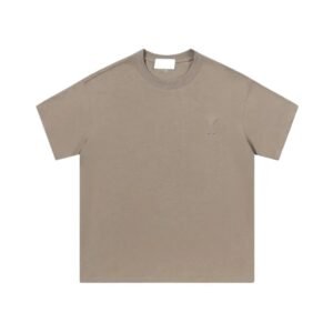 AMI minimalist khaki T-shirt