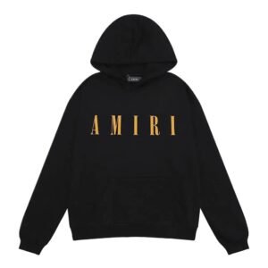 AMIRI Alphabet Style Black Hoodie