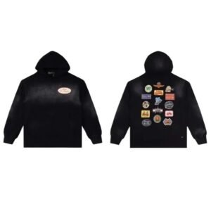 AMIRI Badge Style Black Hoodie