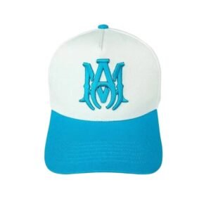 AMIRI Blue and White Color - Block Baseball Cap