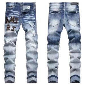 AMIRI Distressed Washed Jeans
