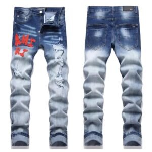 AMIRI Gradient Ripped Jeans