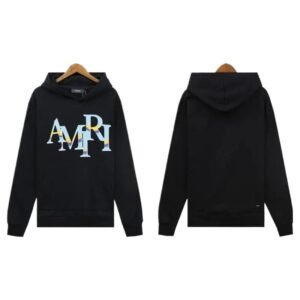 AMIRI letter print style black sweatshirt