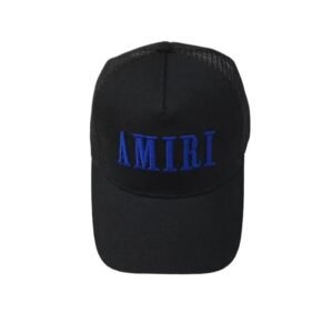 AMIRI letter-style black cap