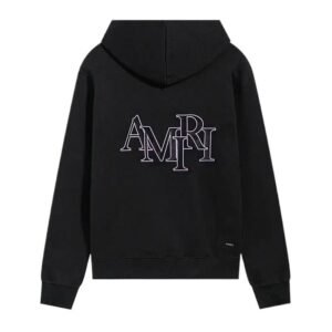 AMIRI Letter Style Black Sweatshirt