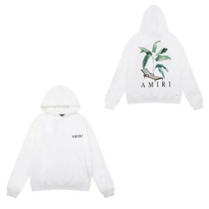 AMIRI Printed Casual Style White Hoodie