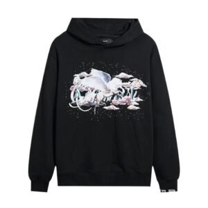 AMIRI Printed Trendy and Cool Black Sweatshirt
