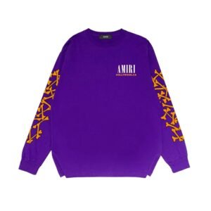 AMIRI Purple Trendy Long-sleeve Shirt