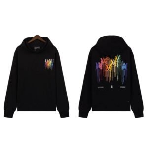 AMIRI Rainbow Wind Black Hoodie