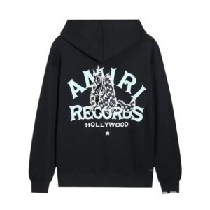 AMIRI Records series dark style sweatshirts