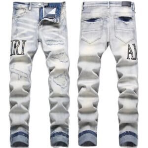 AMIRI ripped trendy brand jeans