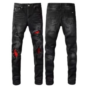 AMIRI Ripped Trendy Cool Black Jeans