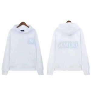 AMIRI Sequin Fashion Style White Hoodie