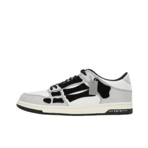 AMIRI skateboarding style black and white sneakers