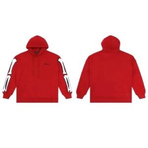 AMIRI Skeleton Style Red Hoodie