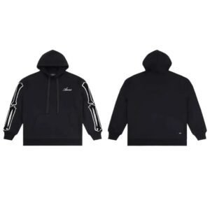 AMIRI Skull Style Black Hoodie