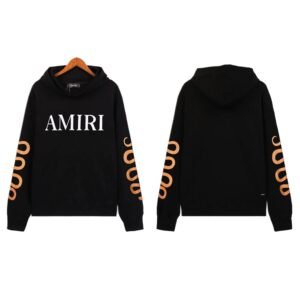 AMIRI trendy and cool style black hoodie