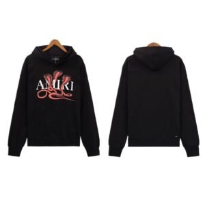 AMIRI trendy and cool style black hoodie