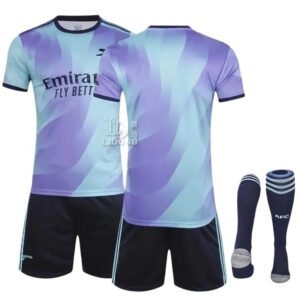 Arsenal FC gradient purple and blue jersey