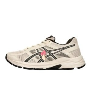ASICS GEL-Contend 4 Simple Black and White Sports Shoes