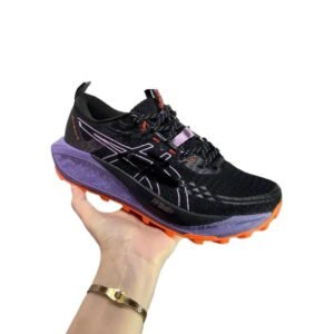 ASICS Trail Running Black Purple Orange Running Shoes
