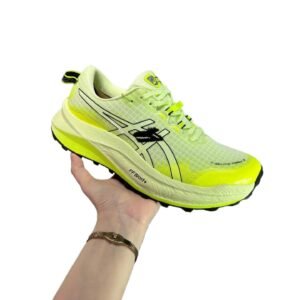 ASICS Trail Running Fluorescent Green Running Shoes