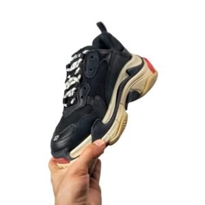 Balenciaga dad-style black shoes