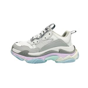 Balenciaga dad-style gray-pink sneakers