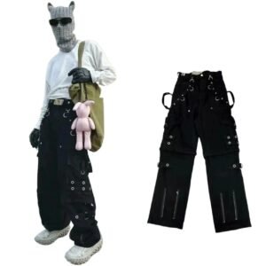 Balenciaga dark style work pants