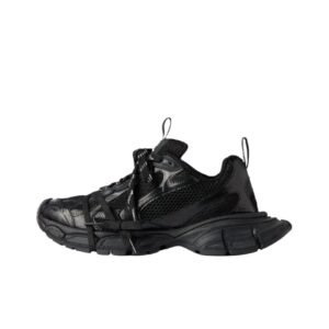 Balenciaga functional style black sports shoes