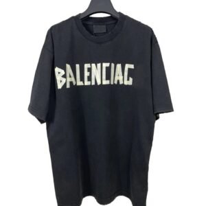 Balenciaga letter trendy short-sleeve