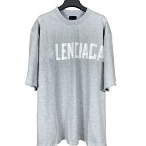 Balenciaga minimalist style grey T-shirt