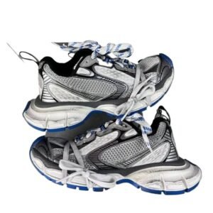 Balenciaga retro grey-blue sneakers