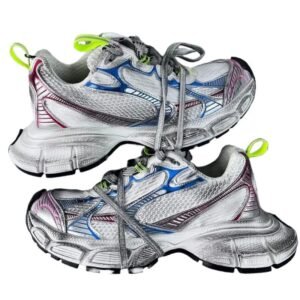 Balenciaga retro-style silver-gray sneakers