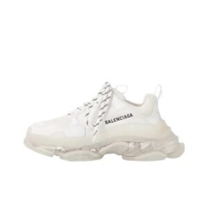 Balenciaga retro-style white shoes