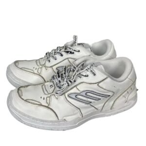 Balenciaga retro-style white shoes