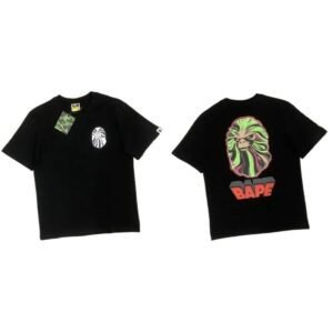 Bape Ape Head Black Trendy T-shirt