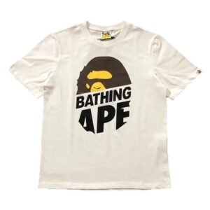 Bape Ape Head Simple White T-shirt