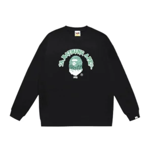 Bape Ape Head Trendy Cool Black Sweatshirt