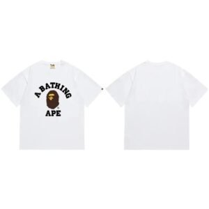 Bape Ape Head Trendy Cool White T-shirt